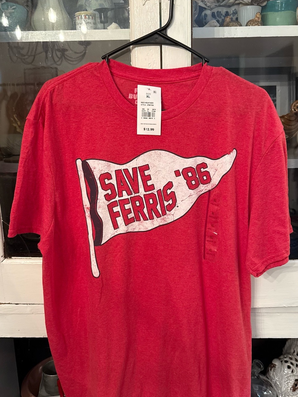 Buckle Red "Save Ferris '86" Graphic Tee